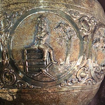 Vintage Burmese Silver Colored Bowl (BS-JS)