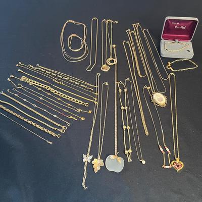 Delicate Gold Jewelry - Necklaces, Bracelets & More (B3-RG)