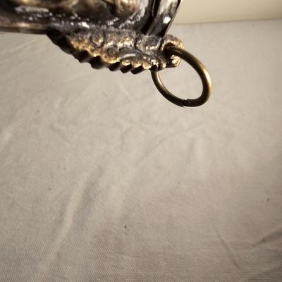 Vintage Brass & Wood Knife & Chopsticks Travel Set (BS-JS)