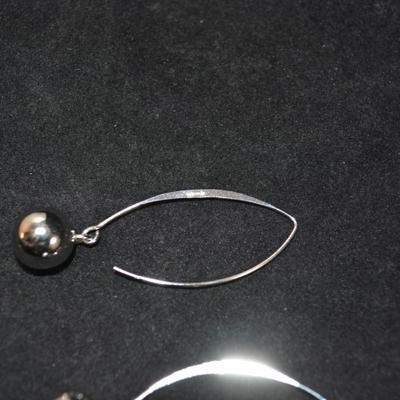 Stylish 925 Sterling Silver Ball Drop Earrings 5.0g