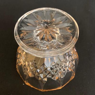 Longchamp Gold-Rimmed Crystal Dessert Bowls (K-KW)