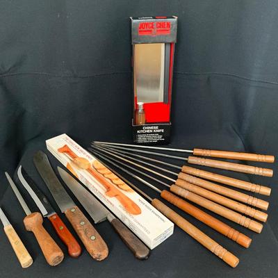 Knives by Chicago Cutlery Co., Dexter and Joyce Chen (K-KW)