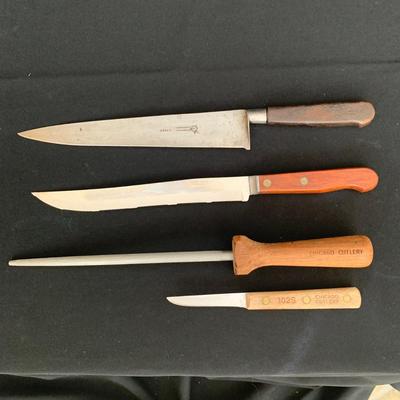 Knives by Chicago Cutlery Co., Dexter and Joyce Chen (K-KW)