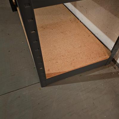 2 Metal/Wood Storage Shelves (BS-JS)