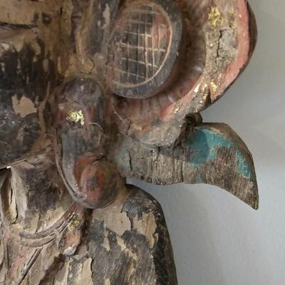 Vintage Carved Wooden Balinese Figure (BS-JS)