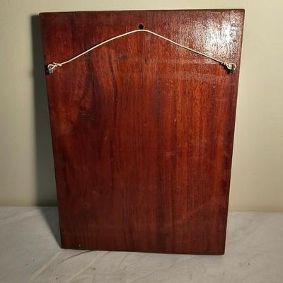 Hand Carved Bas-Relief Wood Panel (BS-JS)