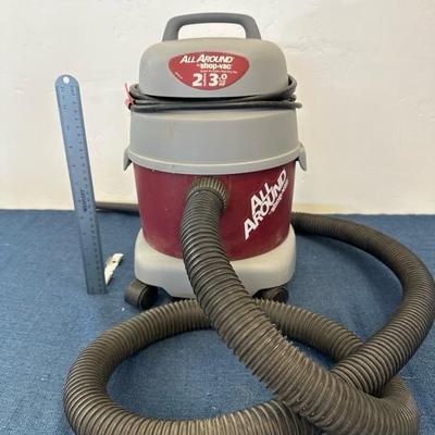 Lot 449, 2 gallon, 3 hp shop vac