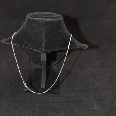925 Sterling Silver Box Chain w/ 925 Baltic Amber Cross 24â€, 11.5g
