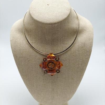 Statement Choker Necklaces w/ Wire Wrapped Pendants and more (B1-BBL)