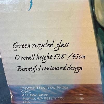 Lot 456, glass vase still in box