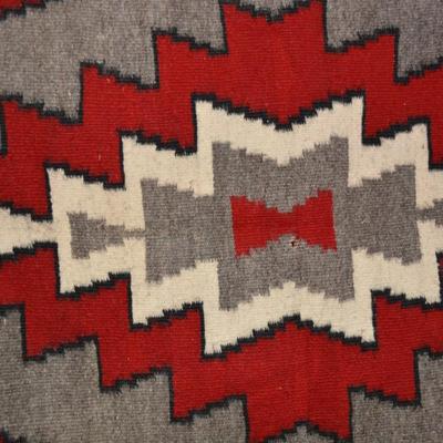 Vintage Navajo Wool Rug 47â€x35â€