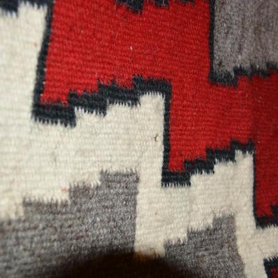 Vintage Navajo Wool Rug 47â€x35â€