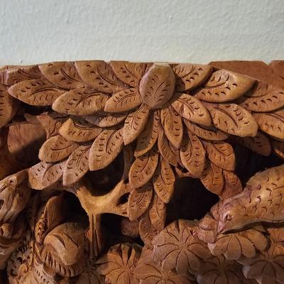 Balinese Wood Relief Forest Carving (BS-JS)