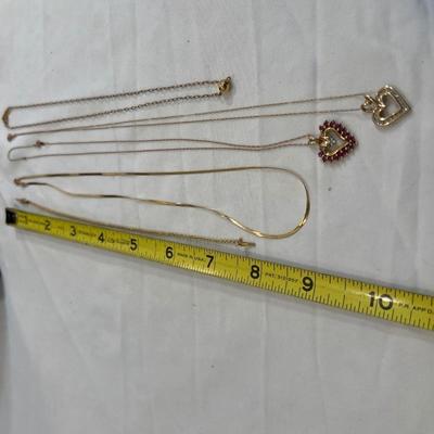 14K & 10K Necklaces & Bracelet (B3-RG)