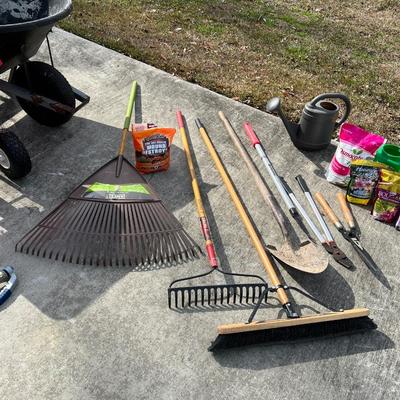 Twenty Four (24) Assorted Lawn Equipment / Tools