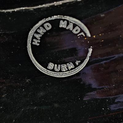 Vintage Gold Lacquer Offering Vessel & Picnic Basket (BS-JS)