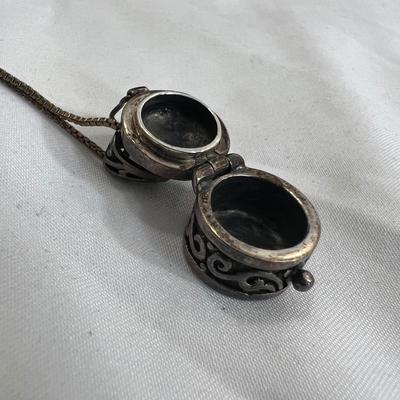 Sterling Silver Prayer Box Pendant & More (B3-RG)