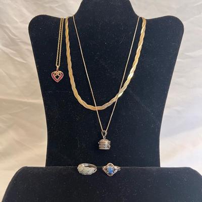 Sterling Silver Prayer Box Pendant & More (B3-RG)