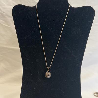 Sterling Silver Prayer Box Pendant & More (B3-RG)