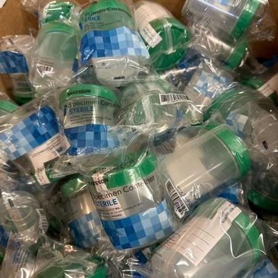 Lot 493 80 McKesson Specimen Sterile Containers