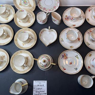 Japanese and English fine bone china sets