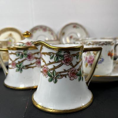 Japanese and English fine bone china sets