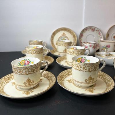 Japanese and English fine bone china sets