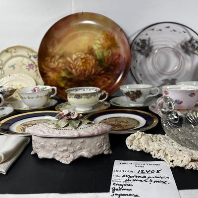 Fine China handpainted antiques