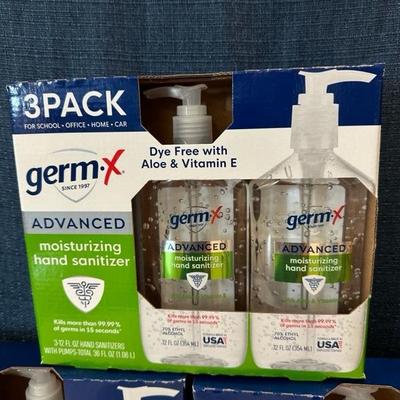 Lot 497, Nine 12 ounce bottles of Germ x hand sanitizer