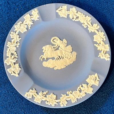 Vintage MCM Wedgwood Jasperware Plate & Ashtray