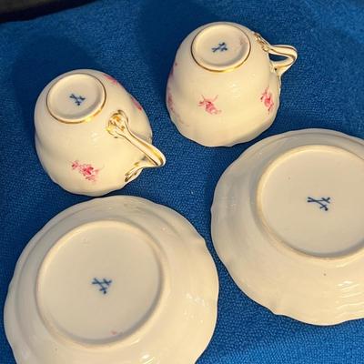 10 Piece Vintage Meissen Porcelain Lot