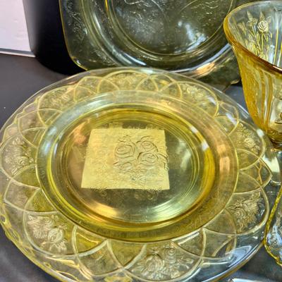 Yellow Depression Glass