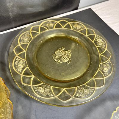 Yellow Depression Glass