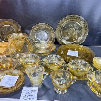 Yellow Depression Glass