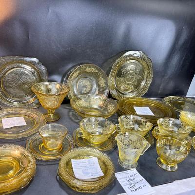 Yellow Depression Glass