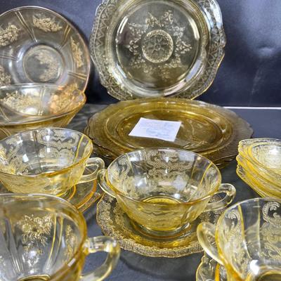 Yellow Depression Glass