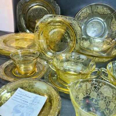 Yellow Depression Glass