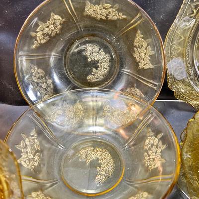 Yellow Depression Glass