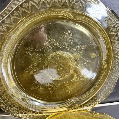 Yellow Depression Glass