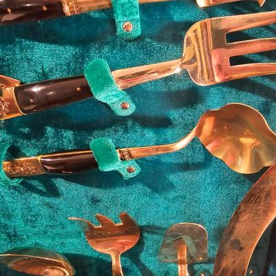 Samran Thailand Bronze Cutlery Set & Box (BS-JS)