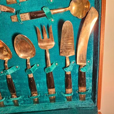 Samran Thailand Bronze Cutlery Set & Box (BS-JS)