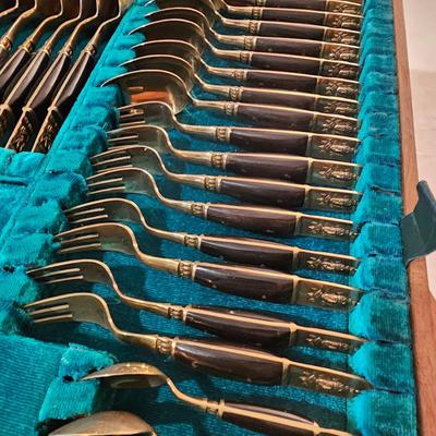 Samran Thailand Bronze Cutlery Set & Box (BS-JS)