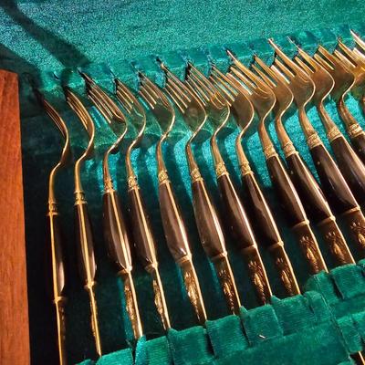 Samran Thailand Bronze Cutlery Set & Box (BS-JS)