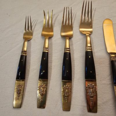 Samran Thailand Bronze Cutlery Set & Box (BS-JS)