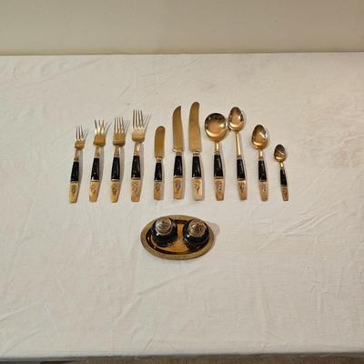 Samran Thailand Bronze Cutlery Set & Box (BS-JS)