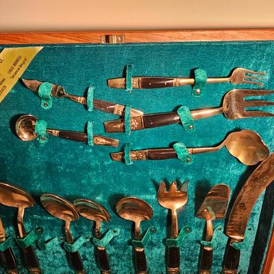 Samran Thailand Bronze Cutlery Set & Box (BS-JS)