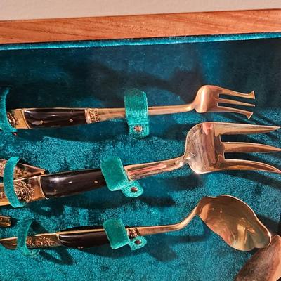 Samran Thailand Bronze Cutlery Set & Box (BS-JS)