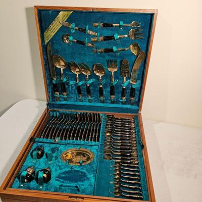 Samran Thailand Bronze Cutlery Set & Box (BS-JS)