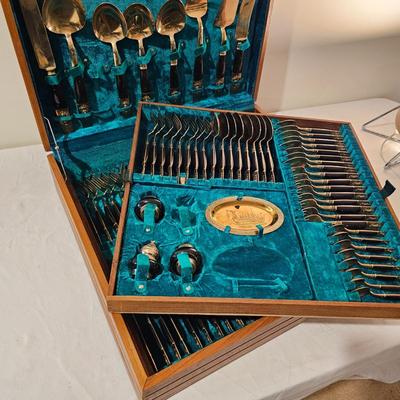 Samran Thailand Bronze Cutlery Set & Box (BS-JS)