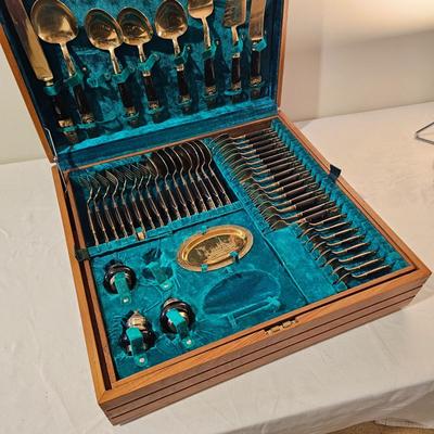 Samran Thailand Bronze Cutlery Set & Box (BS-JS)